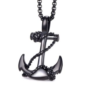 Anchor Navy Pendant for Men